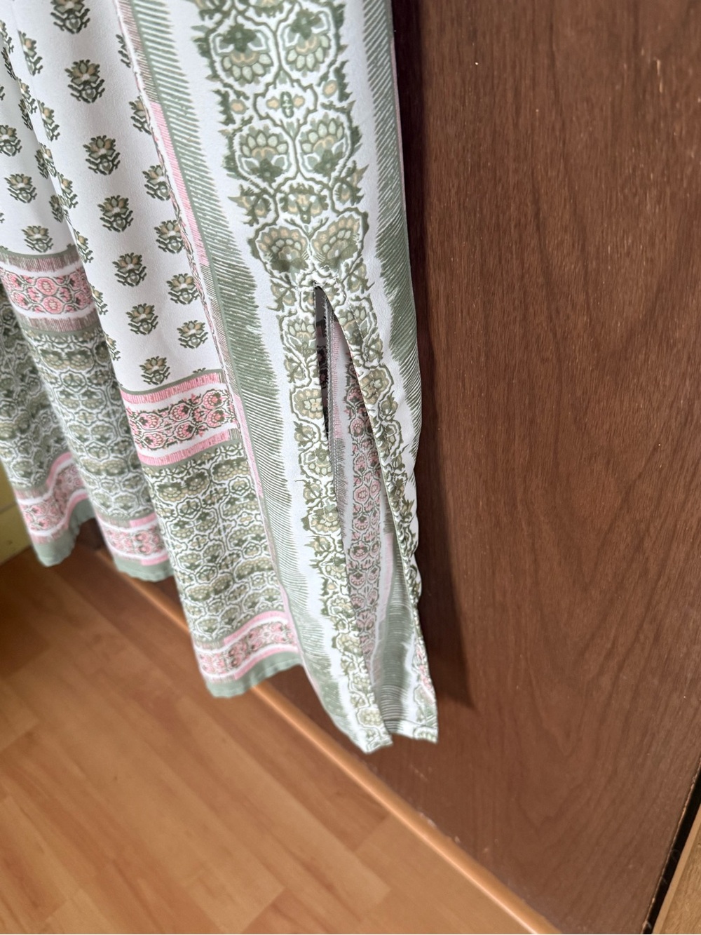 GAP Cream & Pink Bohemian Maxi Dress - Picture 2 of 5
